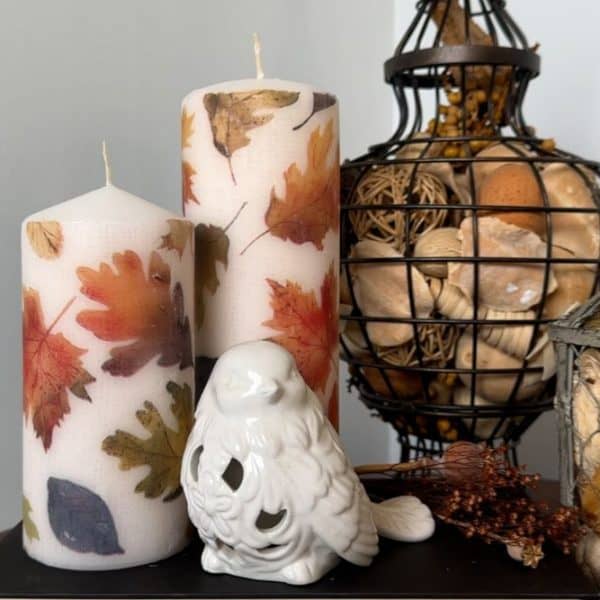 How to Make Decoupage Candles at Home